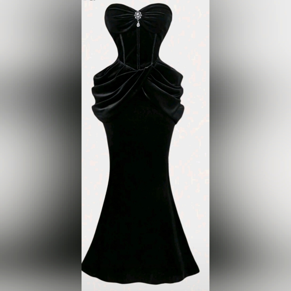 Elegant Black Evening Dress